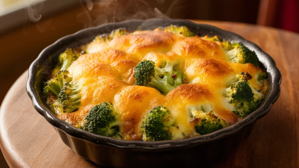 cheesy broccoli casserole recipe, how to make cheesy broccoli casserole, how to make cheesy broccoli rice casserole