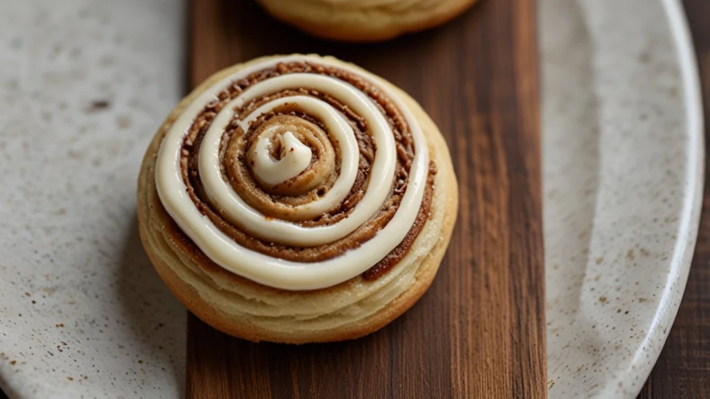 cinnamon roll crumbl cookie 