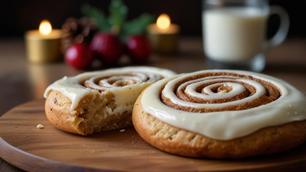 cinnamon roll crumbl cookie