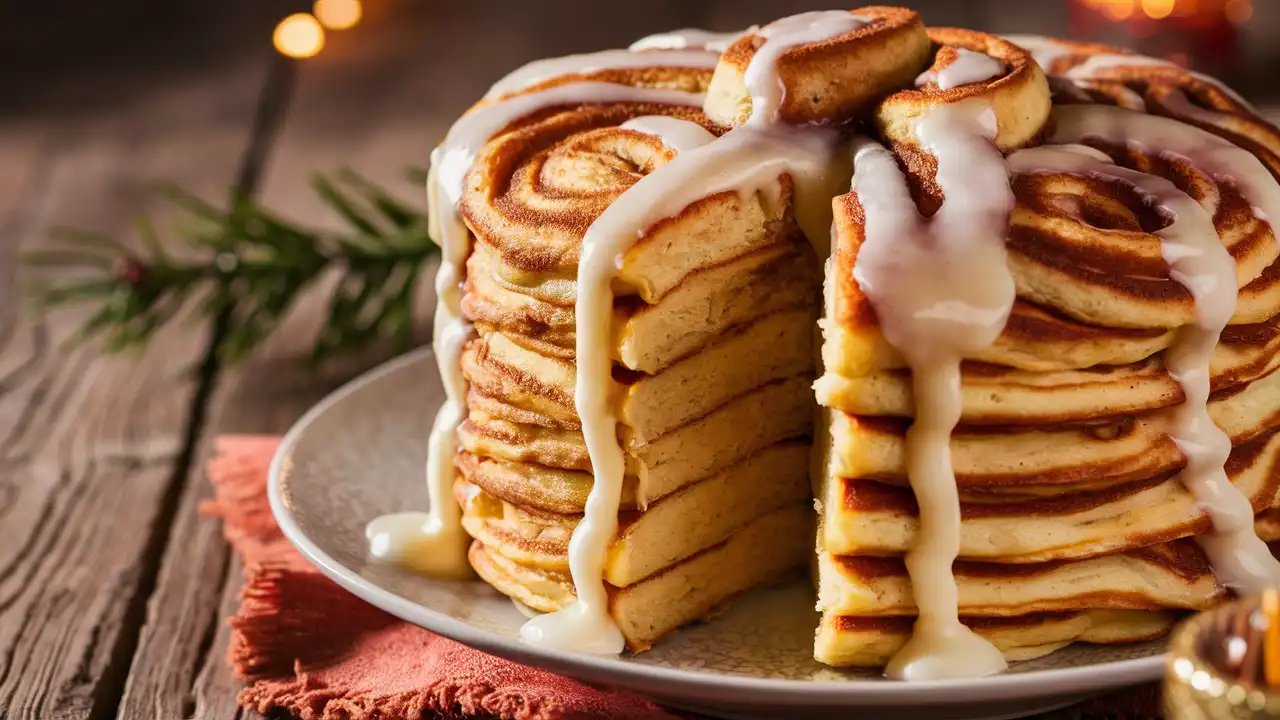 cinnamon roll pancake recipe