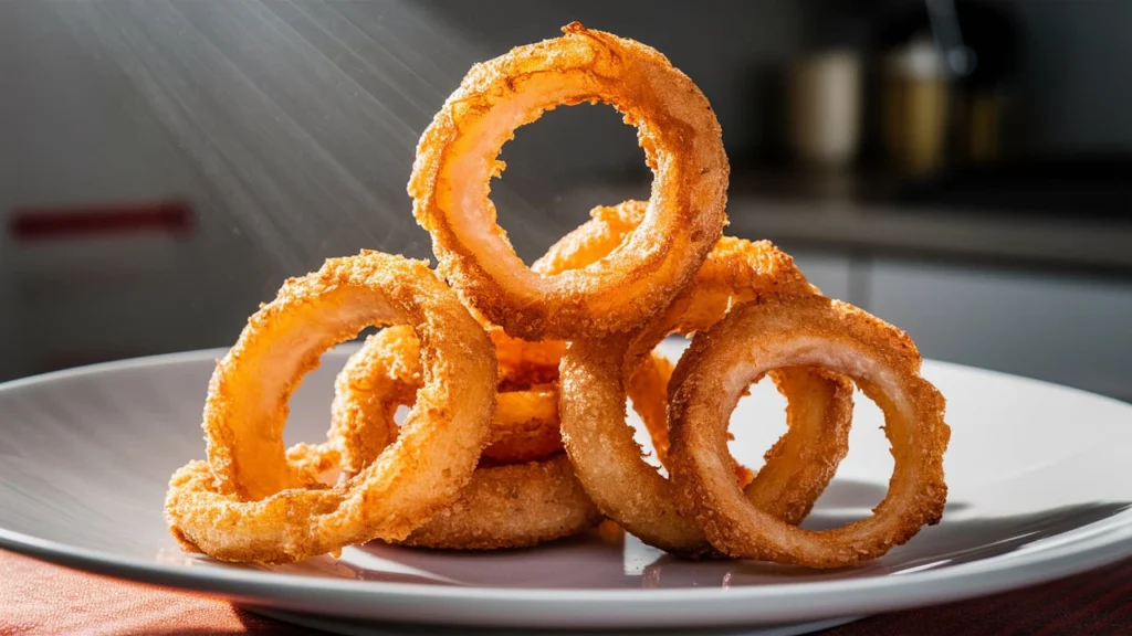 frozen onion rings air fryer, Air fryer frozen onion rings, Crispy onion rings air fryer, Air-fried onion rings, Frozen onion rings recipe, Onion rings in air fryer, how to cook frozen onion rings in air fryer, how to make onion rings in air fryer,