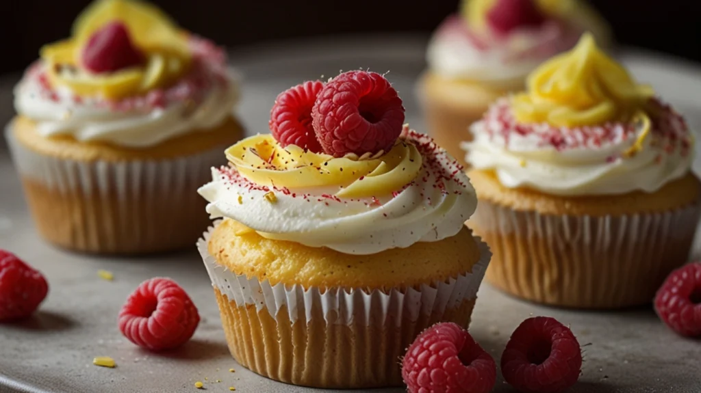 lemon raspberry cupcakes