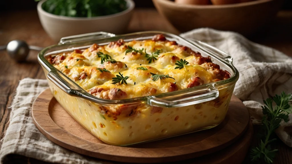 sausage cream cheese breakfast casserole