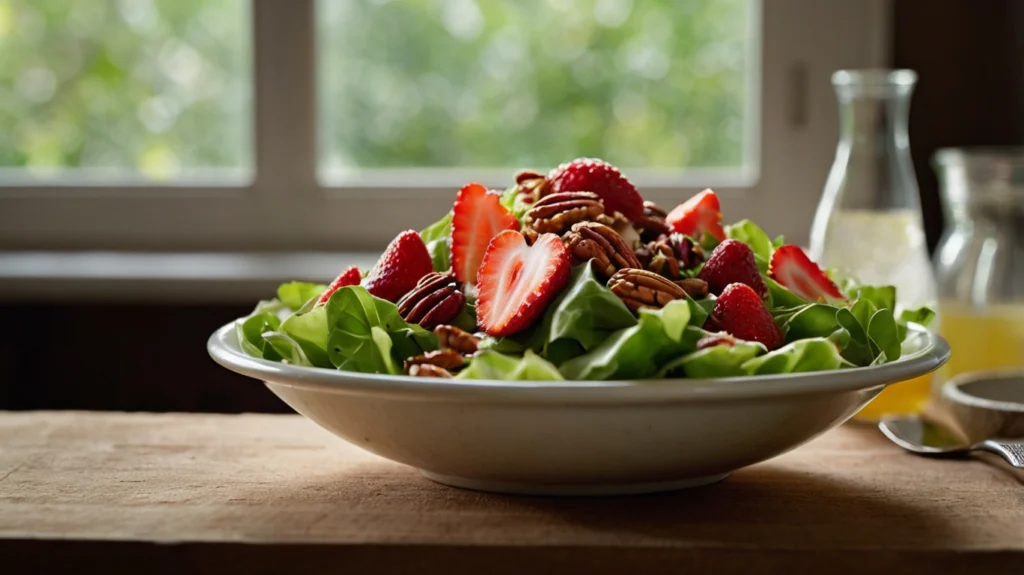 strawberry pecan salad